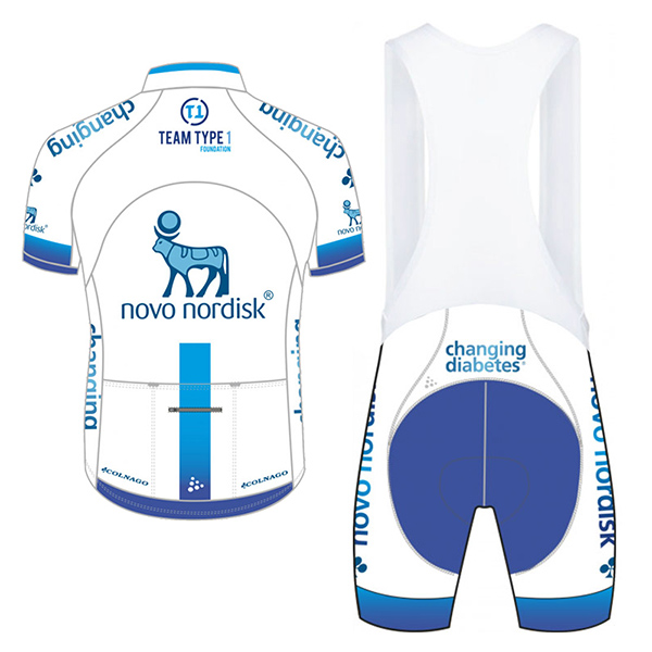 2017 Maglia Novo Nordisk bianco